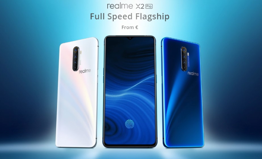 Скільки коштуватиме Realme X2 Pro з 50-ватною зарядкою, екраном на 90 Гц та чіпом Snapdragon 855 Plus в Європі