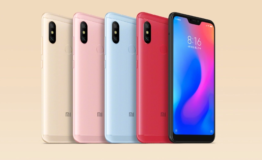 Xiaomi Redmi 6 Pro на официальных фото со всех сторон