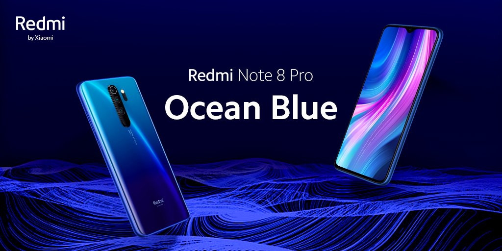 Xiaomi випустила Redmi Note 8 Pro у новому забарвленні Ocean Blue