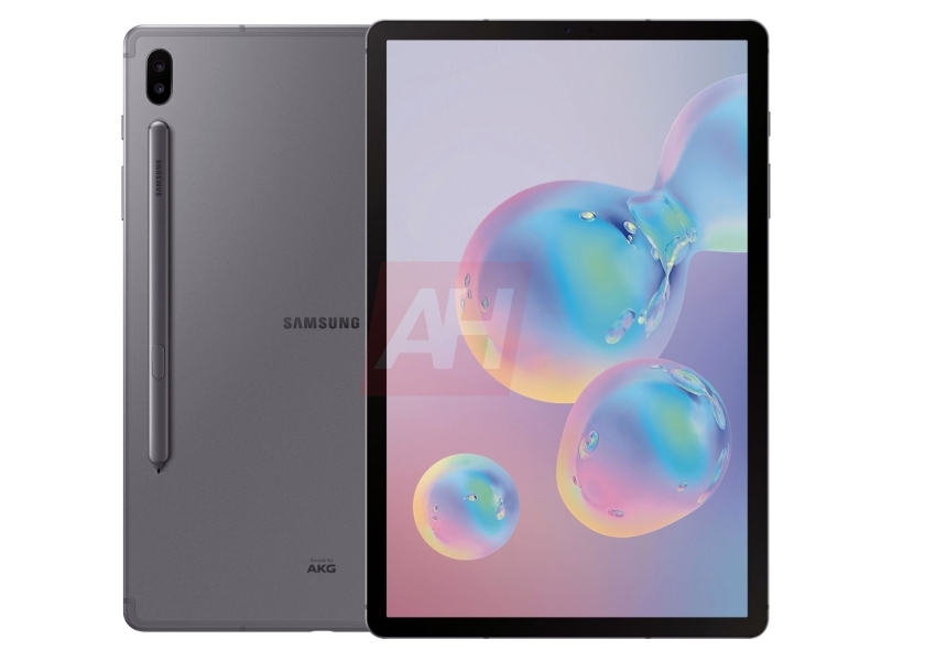 Якісні рендери планшета Galaxy Tab S6: подвійна камера, фірмовий стилус S Pen та три кольори корпусу