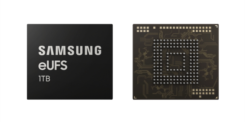 Samsung презентував вбудований накопичувач для мобільних пристроїв об'ємом 1 ТБ