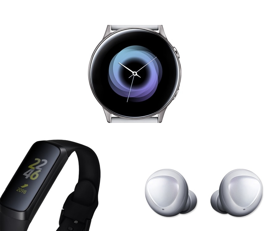 Samsung показала Galaxy Watch Active, Galaxy Fit та Galaxy Buds і представила новий рингтон для S10