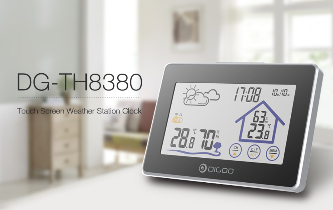 Digoo DG-TH8380: метеостанція за $16