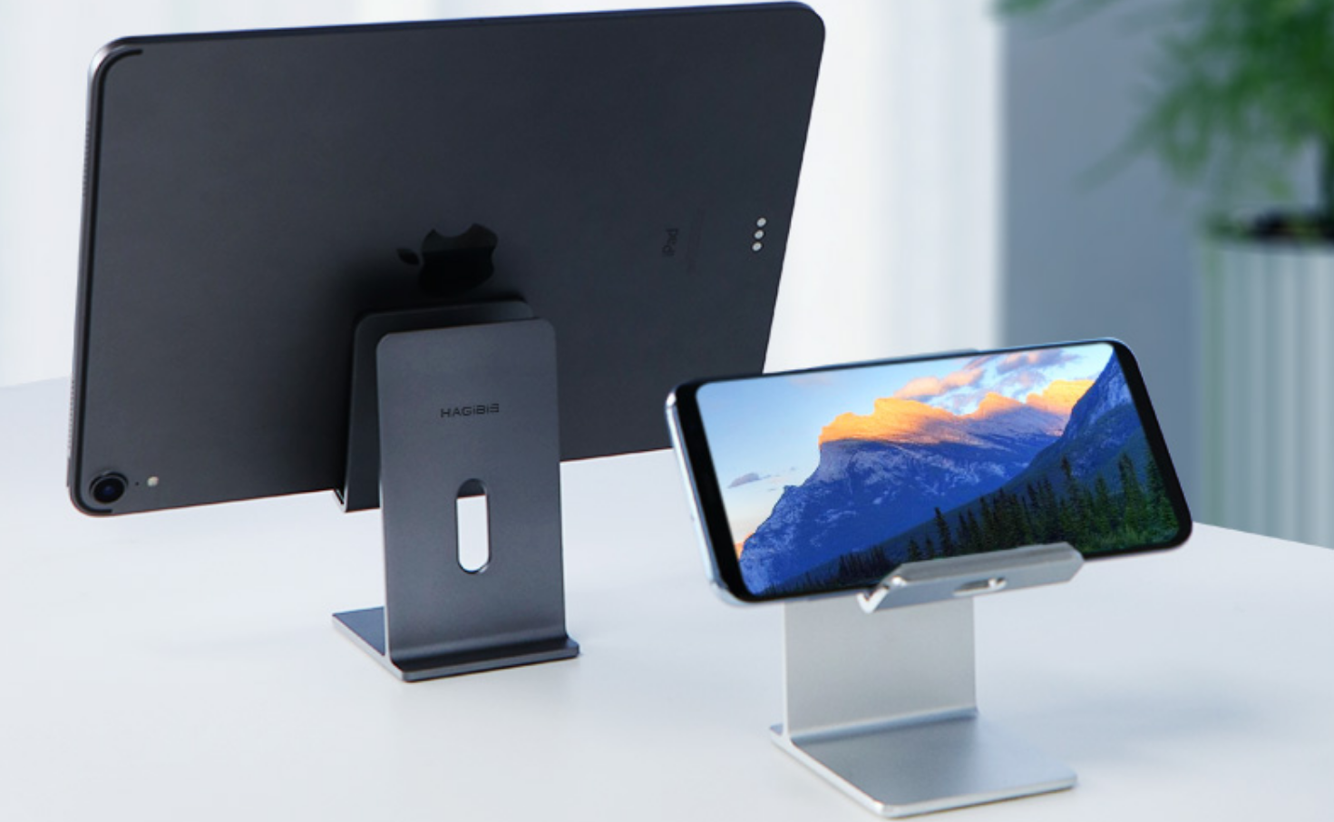 Hagibis MPS01: настільна підставка для смартфона та планшета у стилістиці Apple Stand Pro