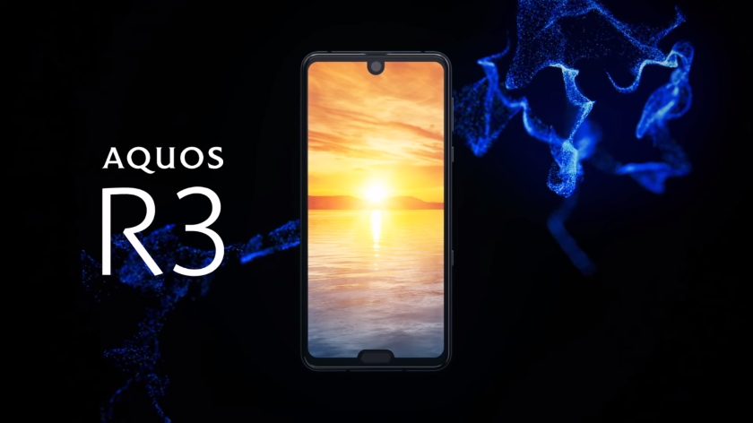 Sharp Aquos R3: чип Snapdragon 855, двойной вырез на экране и поддержка частоты кадров 120 Гц