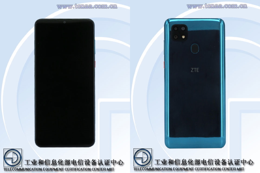 ZTE Blade 20 с квадратной камерой, как у iPhone 11 и Pixel 4 появился в TENAA