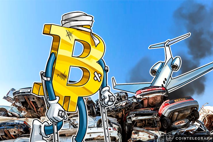 Bitcoin потерял $1000 за несколько дней и продолжает падать