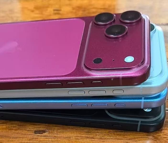 Макети iPhone 18 Pro у чотирьох кольорах