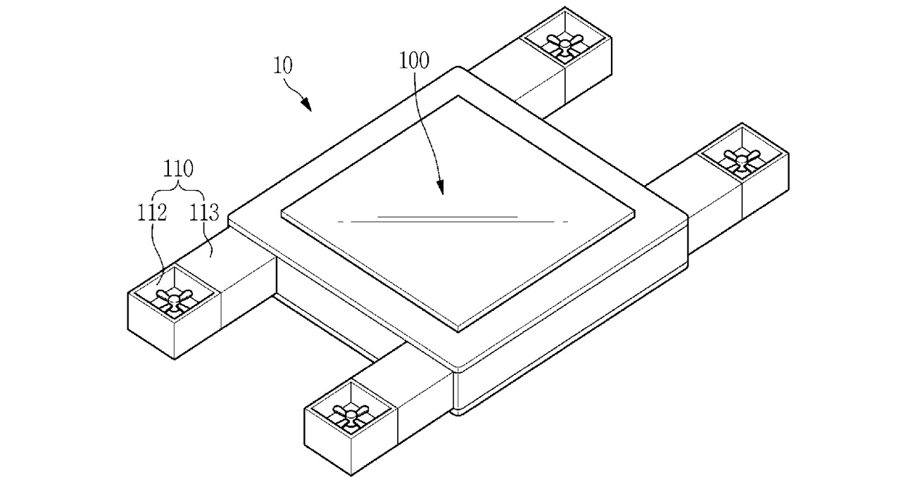 Samsung's patented drone recognizes gestures and gaze