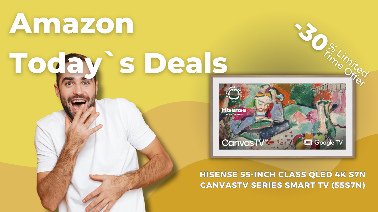 Hisense 55" QLED CanvasTV Smart Display – Now 30% Off!