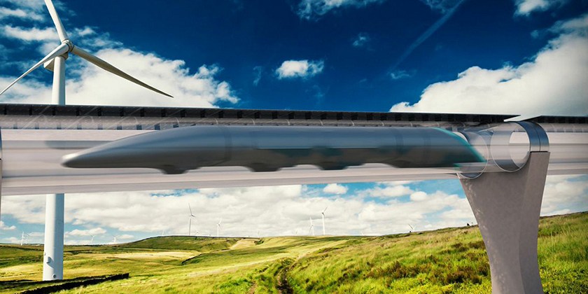 Названа первая европейская трасса для вакуумного поезда Hyperloop