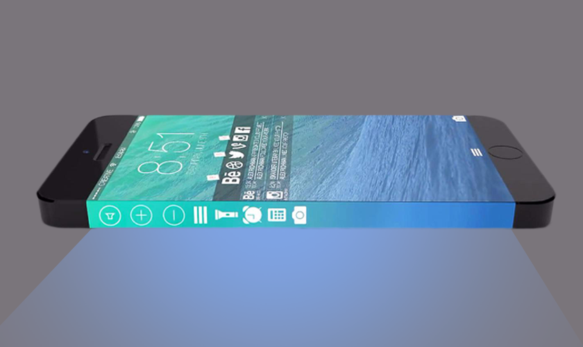 Apple patented the touch side edge, like the Galaxy Note Edge