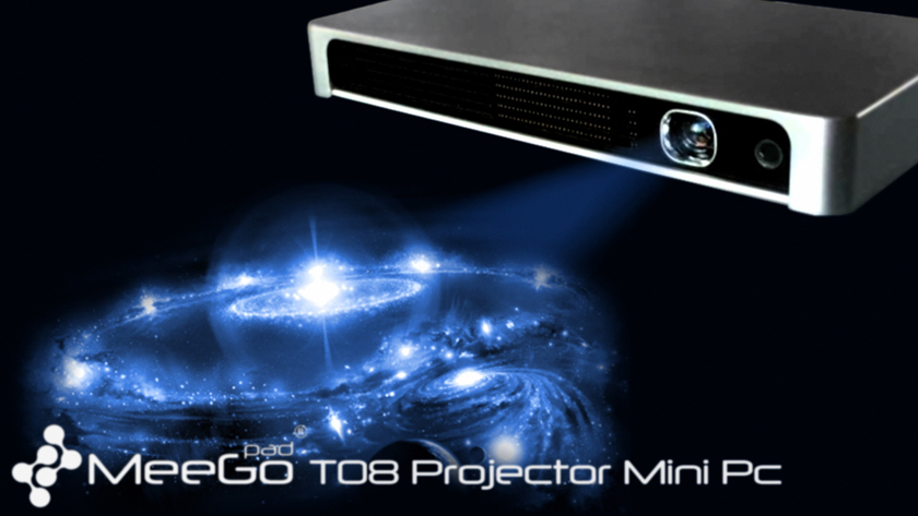 Мини-ПК MeegoPad T08 на ОС Windows со встроенным проектором