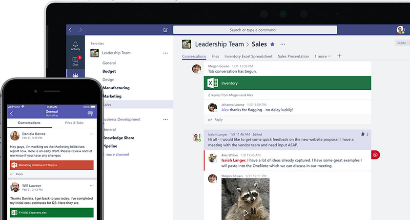 Microsoft Teams запускает бесплатную версию для конкуренции со Slack