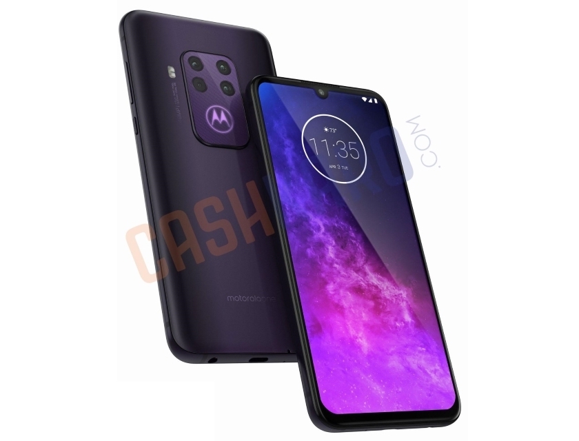 Motorola One Pro с четырьмя камерами появилась на пресс-рендерах