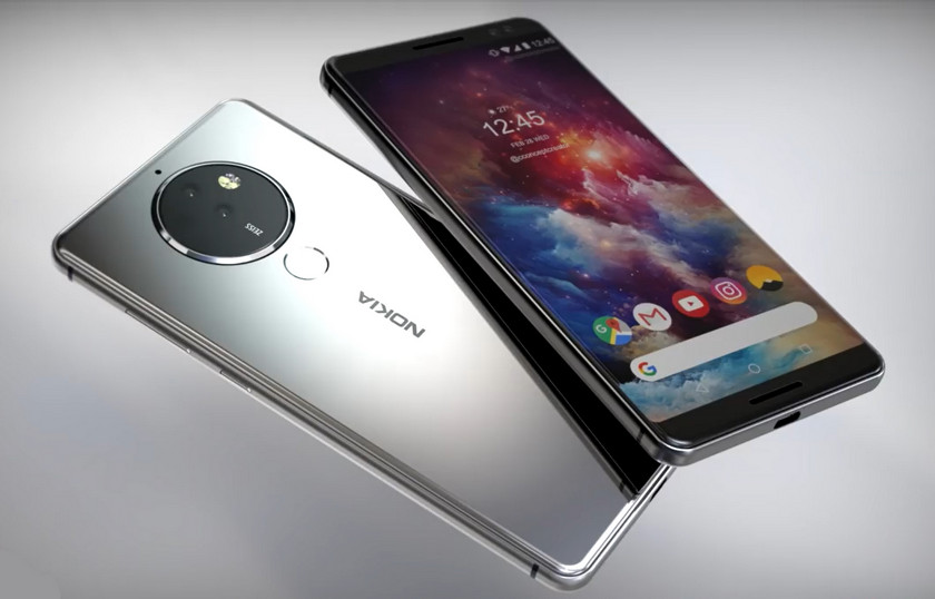Beautiful Concept Nokia 10 with a revolutionary camera (video)