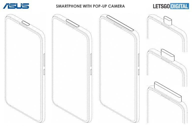 Будущие смартфоны Asus будут оснащены «дырявым» экраном и выдвижной камерой