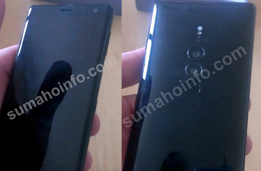 Первые фото Sony Xperia XZ3: двойная камера, знакомый дизайн