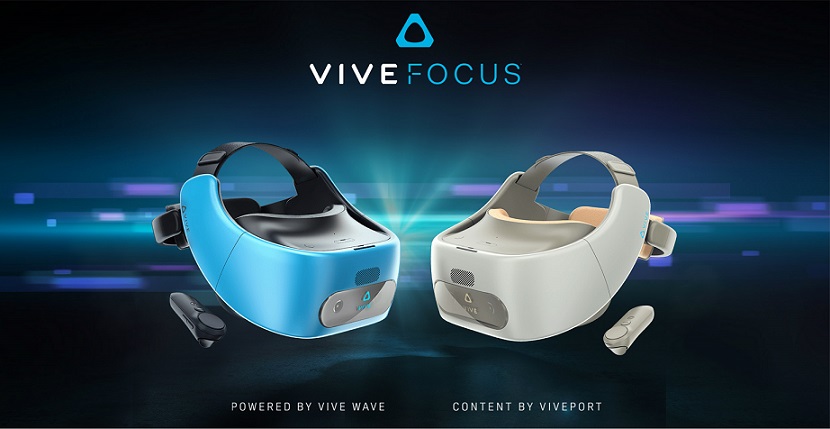 The HTC Vive Focus virtual reality helmet will be available worldwide