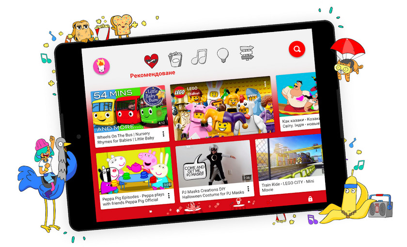 YouTube Kids с детским контентом запустился в Украине