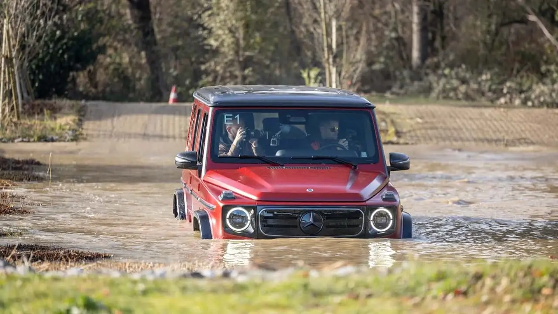 Позашляховик Mercedes-Benz G-Class на випробуваннях у Граці