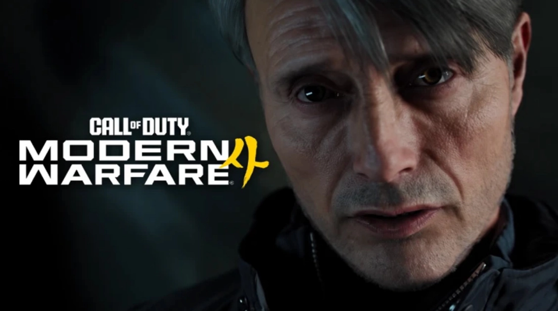 Mads Mikkelsen dans le rôle de « The Archer », l'antagoniste de Call of Duty: Modern Warfare 4.