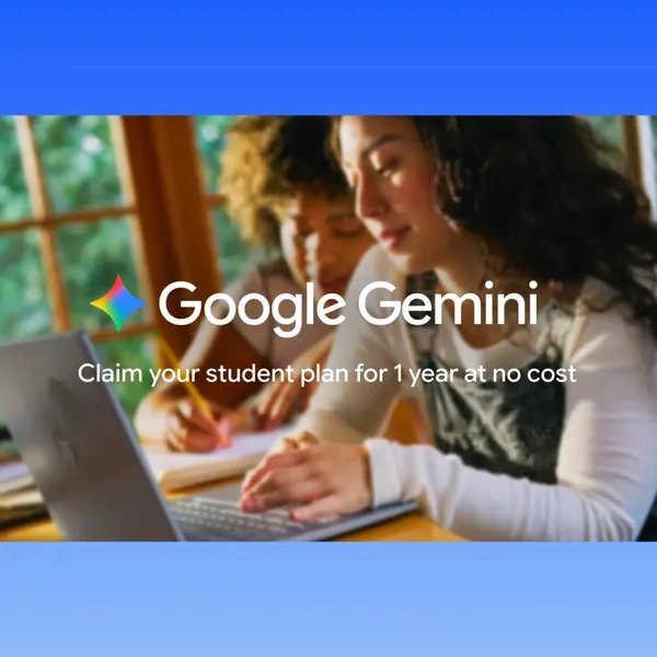 Publicité Google Gemini pour l'offre étudiante