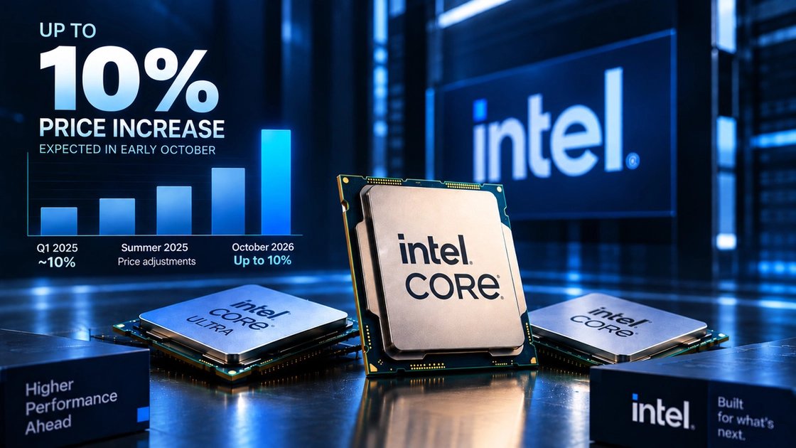 Intel is raising CPU prices again — 10% more in October