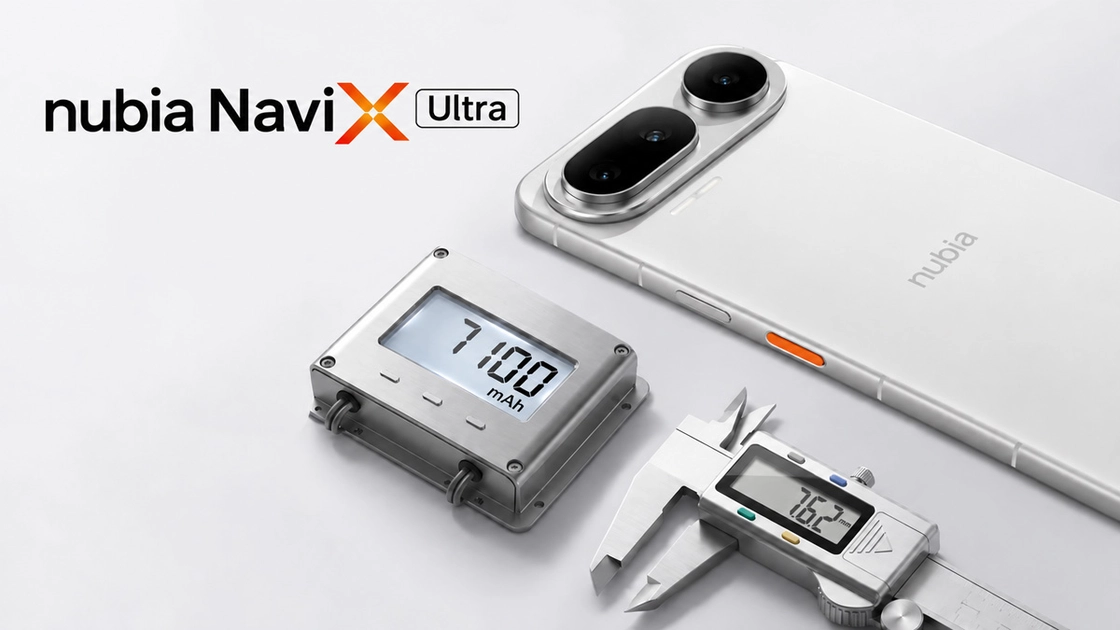 Смартфон Nubia NaviX Ultra з тонким корпусом