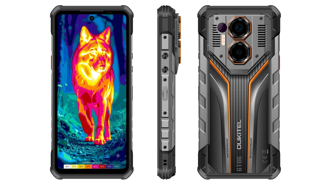 Захищений смартфон Oukitel WP70 Ultra з яскравими акцентами