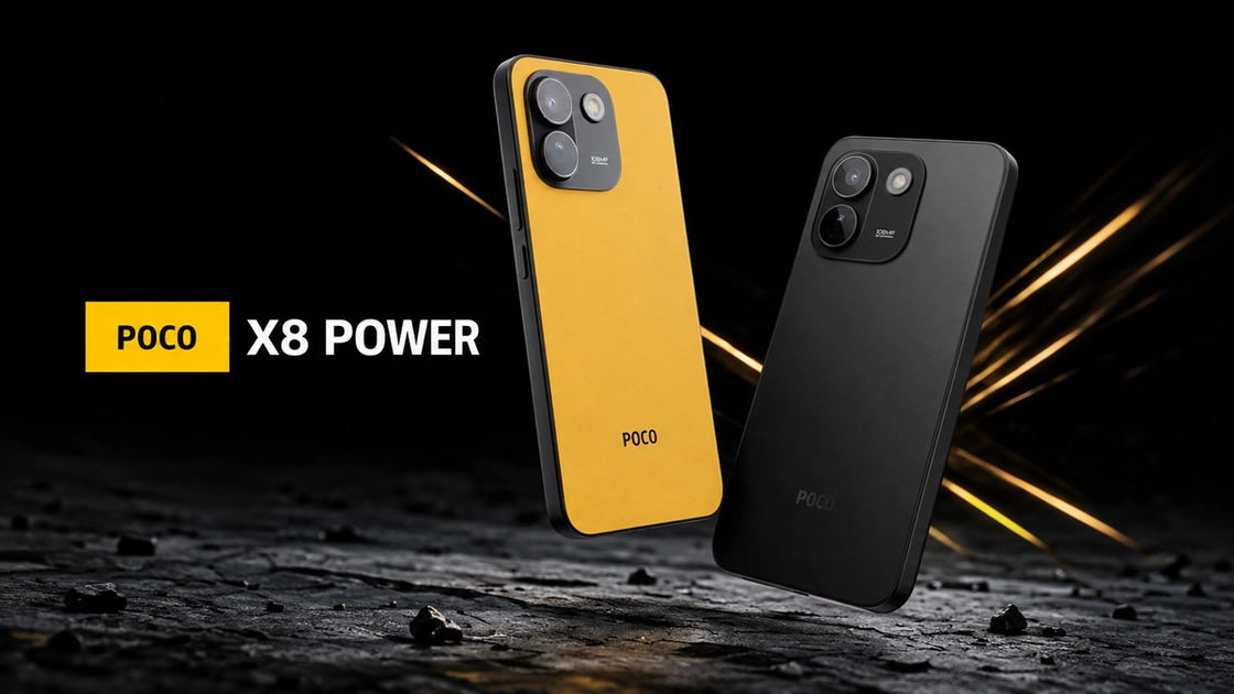 Le Poco X8 Power en deux coloris. Illustration : Xiaomi