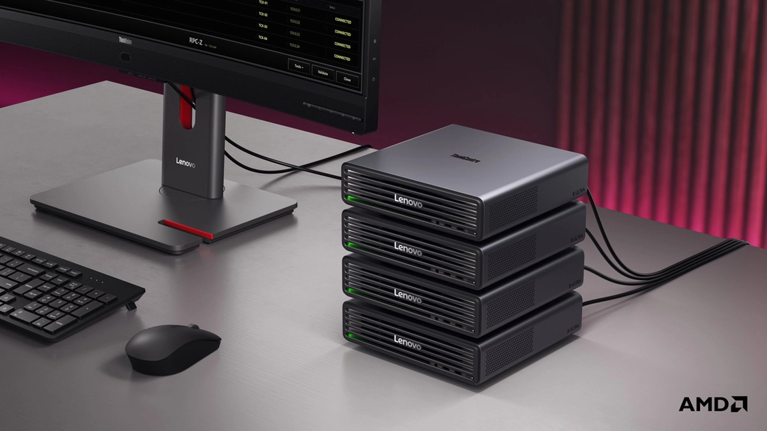 Le boîtier compact de 1,6 litre du ThinkCentre X Ultra. Photo : Lenovo
