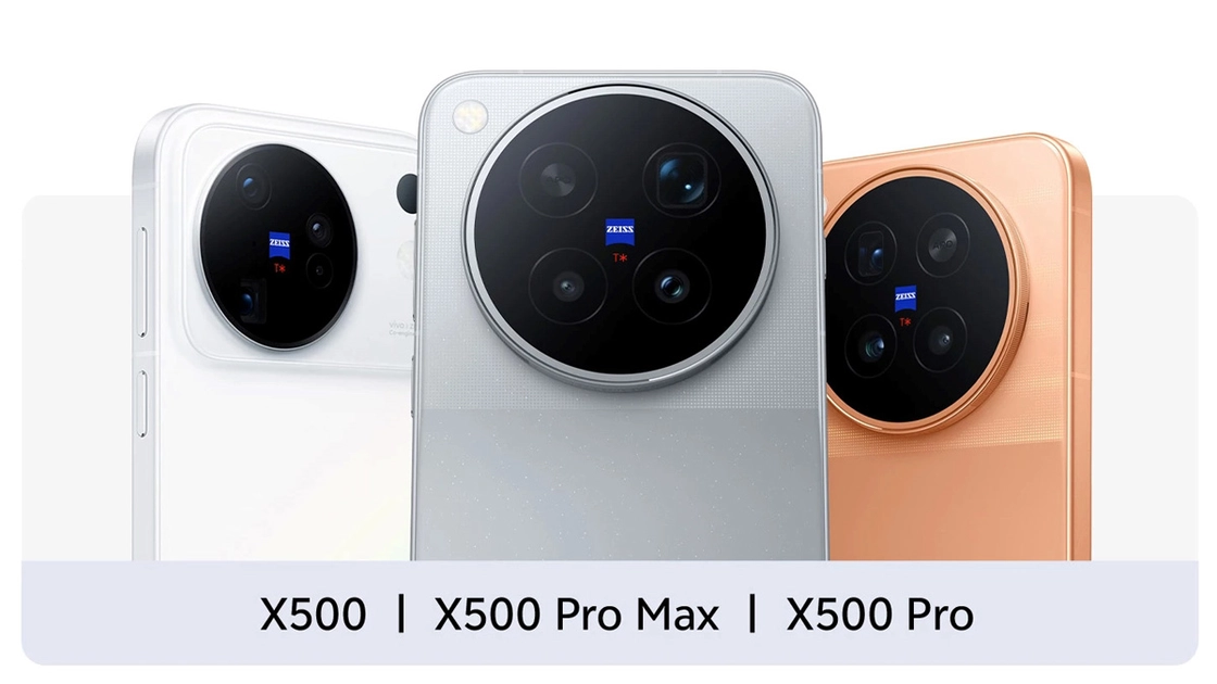 Смартфони Vivo X500 у чотирьох кольорах