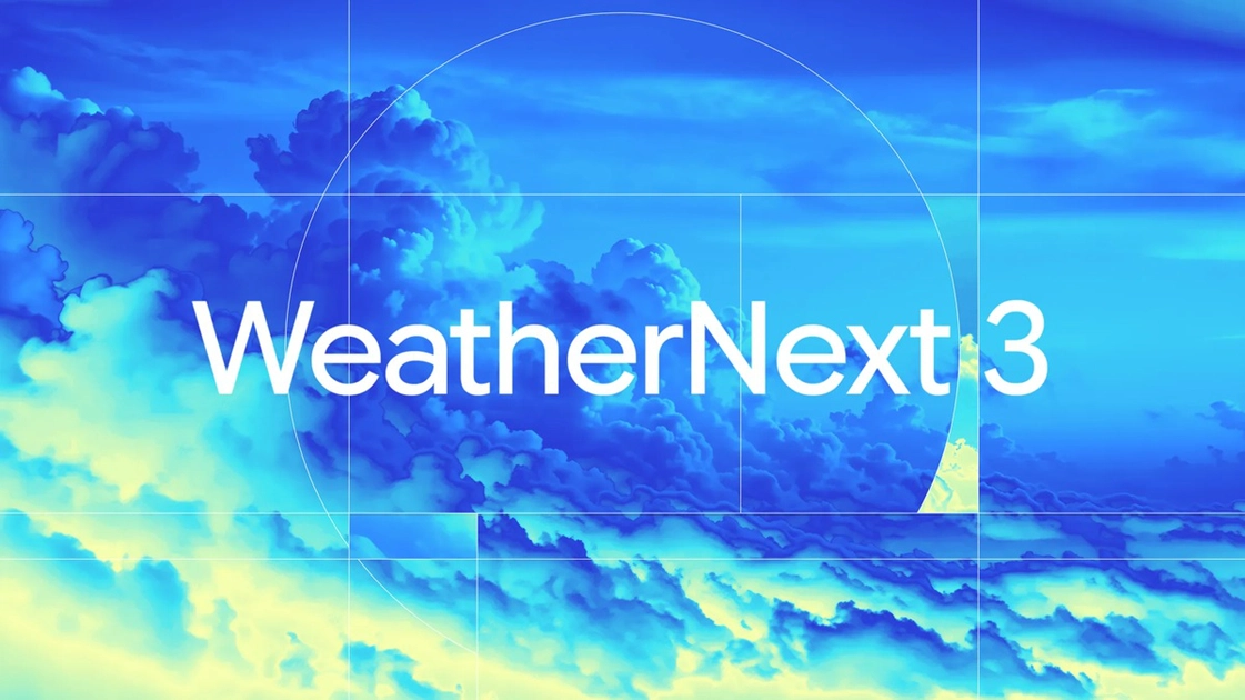 WeatherNext 3 processes live geostationary satellite data to generate hourly forecasts at 5 km resolution.