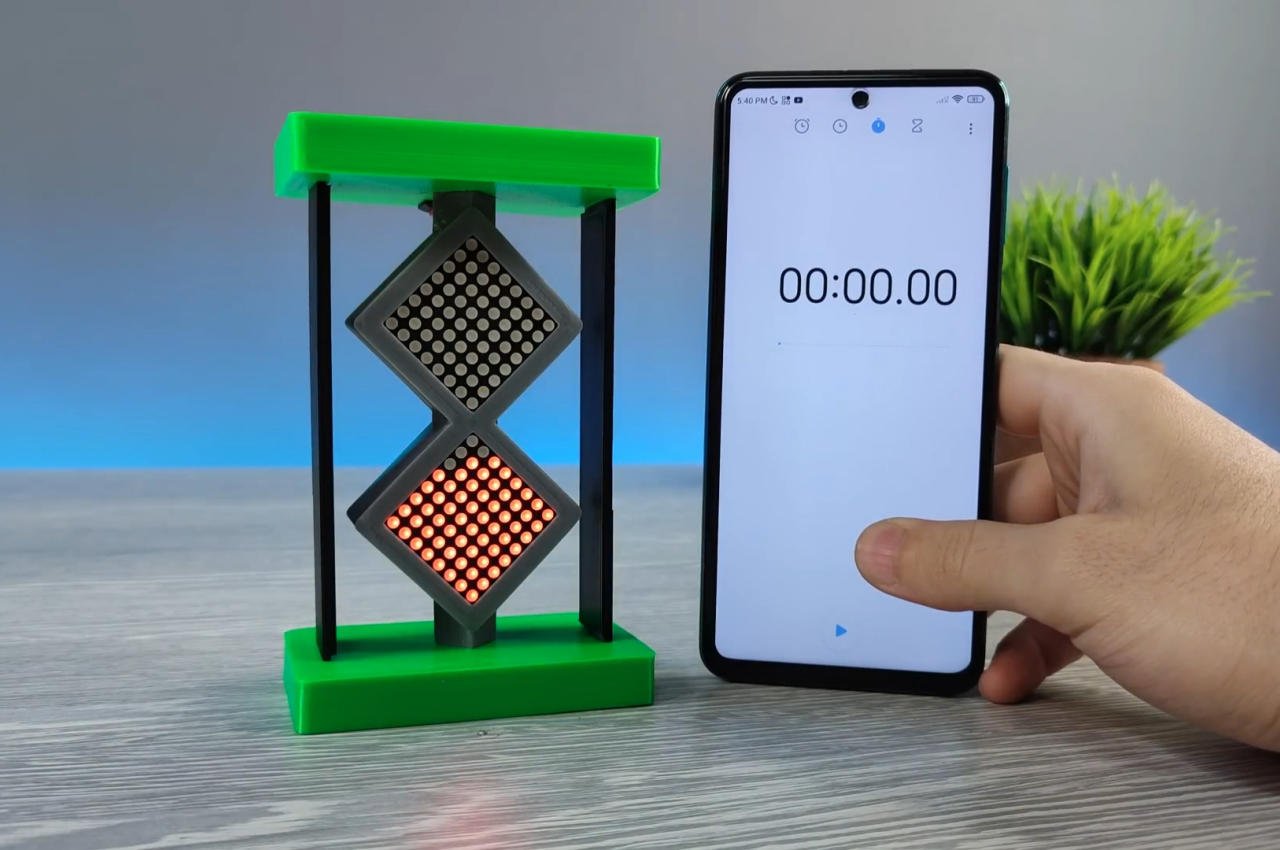 Ce sablier numérique DIY offre une sensation rétro sans le sable en désordre-6
