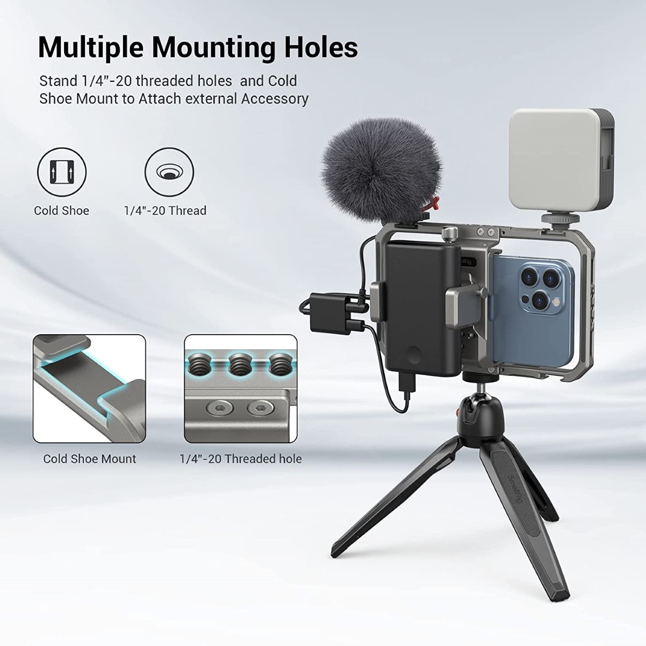 Transformez votre iPhone en une installation de réalisation de films professionnelle avec cette plate-forme de téléphone modulaire-14 Transformez votre iPhone en une installation de réalisation de films professionnelle avec cette plate-forme de téléphone modulaire-14