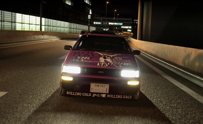 Race car in Tokyo Xtreme Racer.
