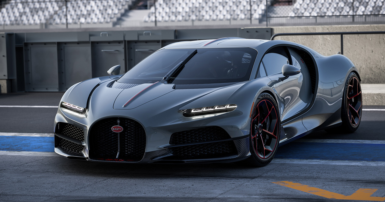 Apparition du Bugatti Tourbillon avec l'ensemble Équipe Pur Sang