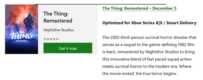 Screenshot from the Xbox Wire website