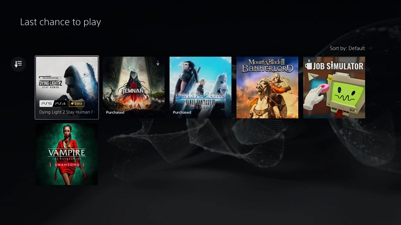 Изображение игр, доступных в PS Plus