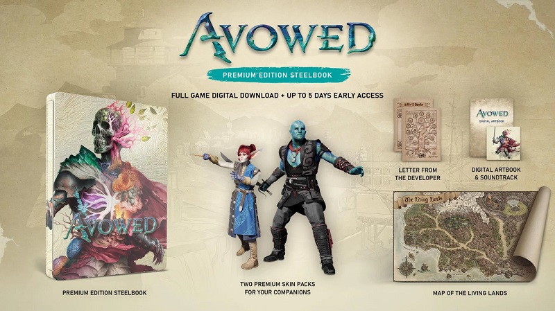 Obsidian Entertainment відкрила попередні замовлення всіх видань Avowed і оголосила системні вимоги амбітної рольової гри-2