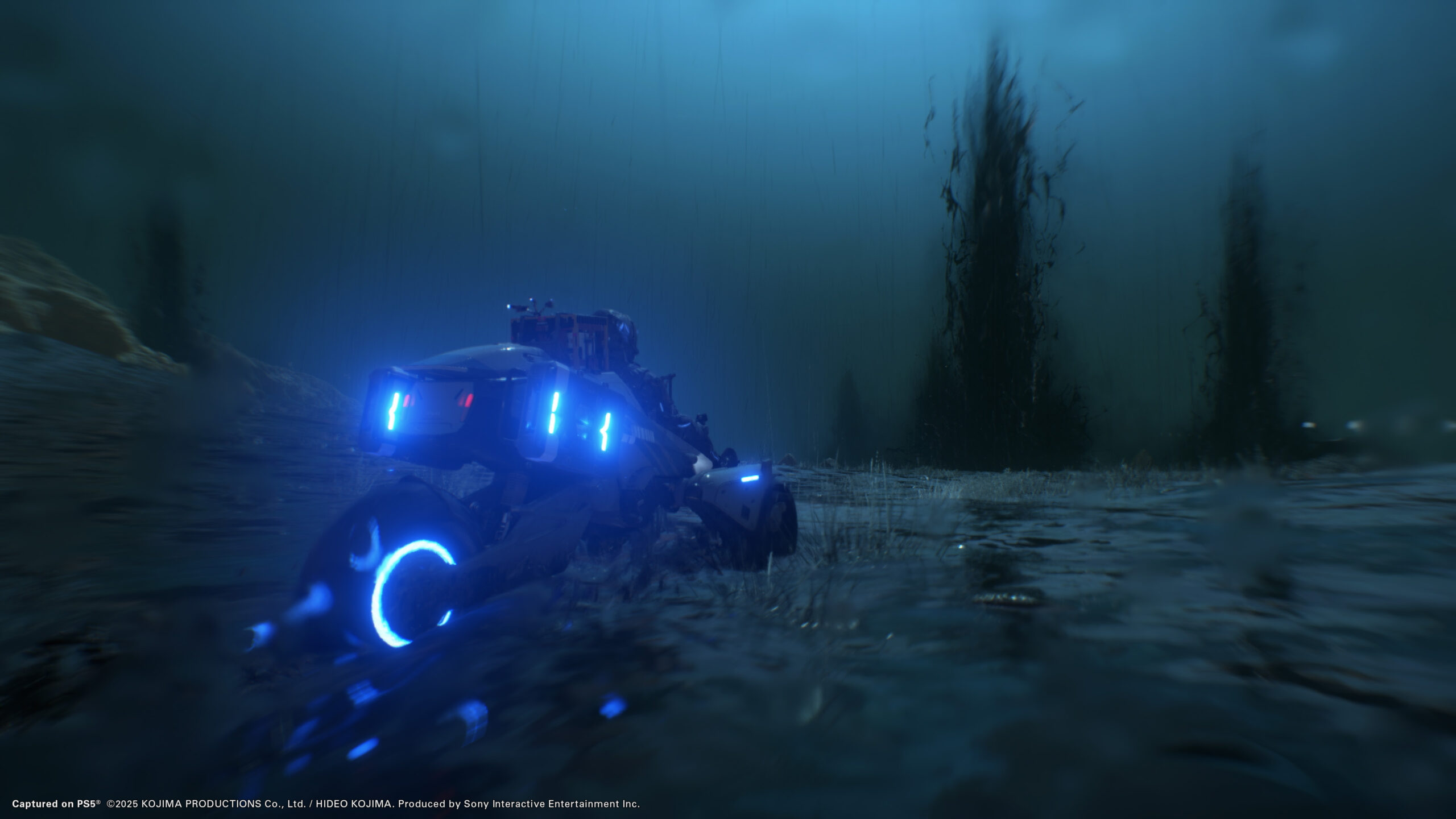 Screenshot from Death Stranding 2: On the Beach, showing new breathtaking landscapes