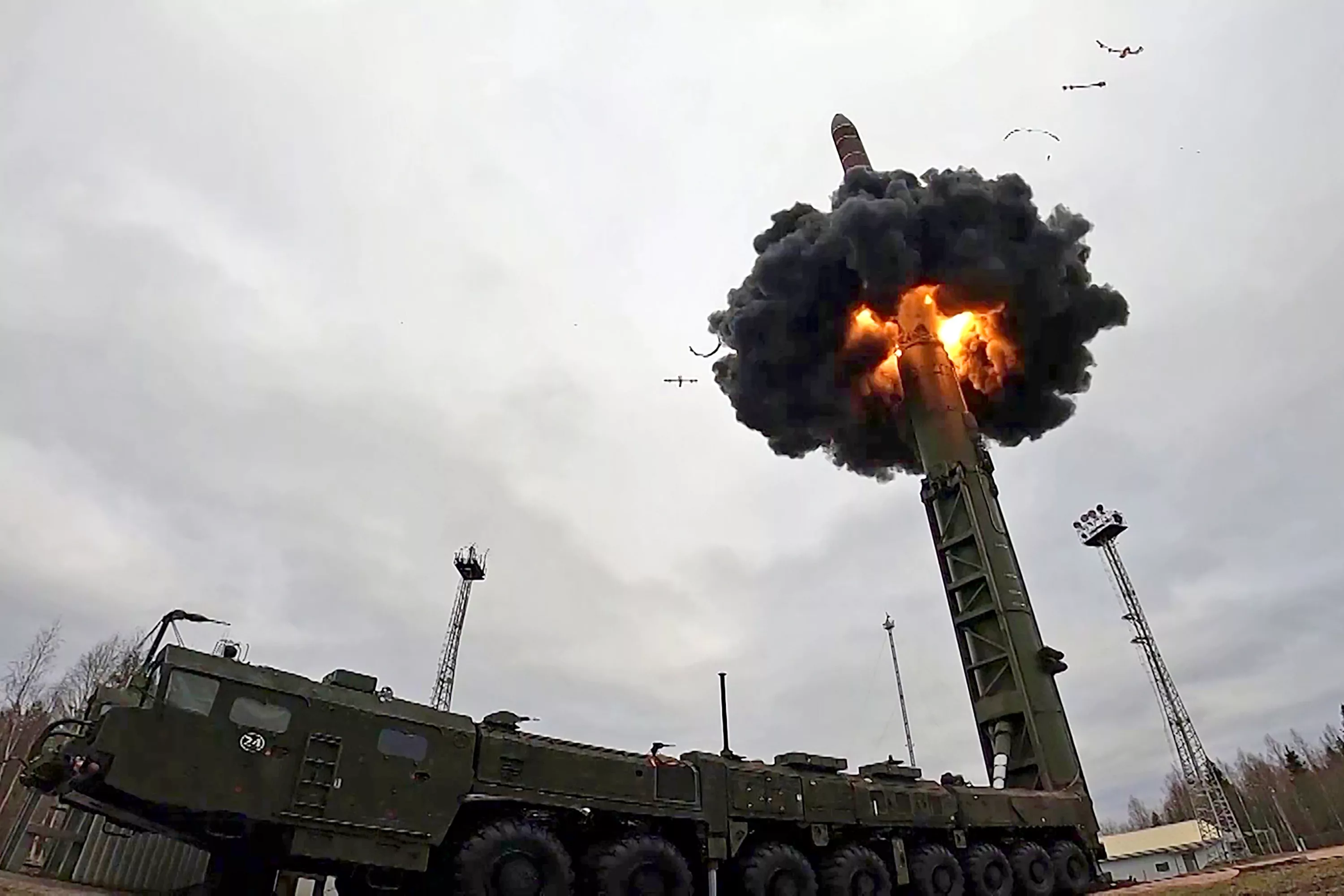The Russians have launched the SS-27 Mod 2 intercontinental ballistic missile with a range of 12,000 kilometres, which can carry a nuclear warhead with a yield of up to 500 kilotons-2
