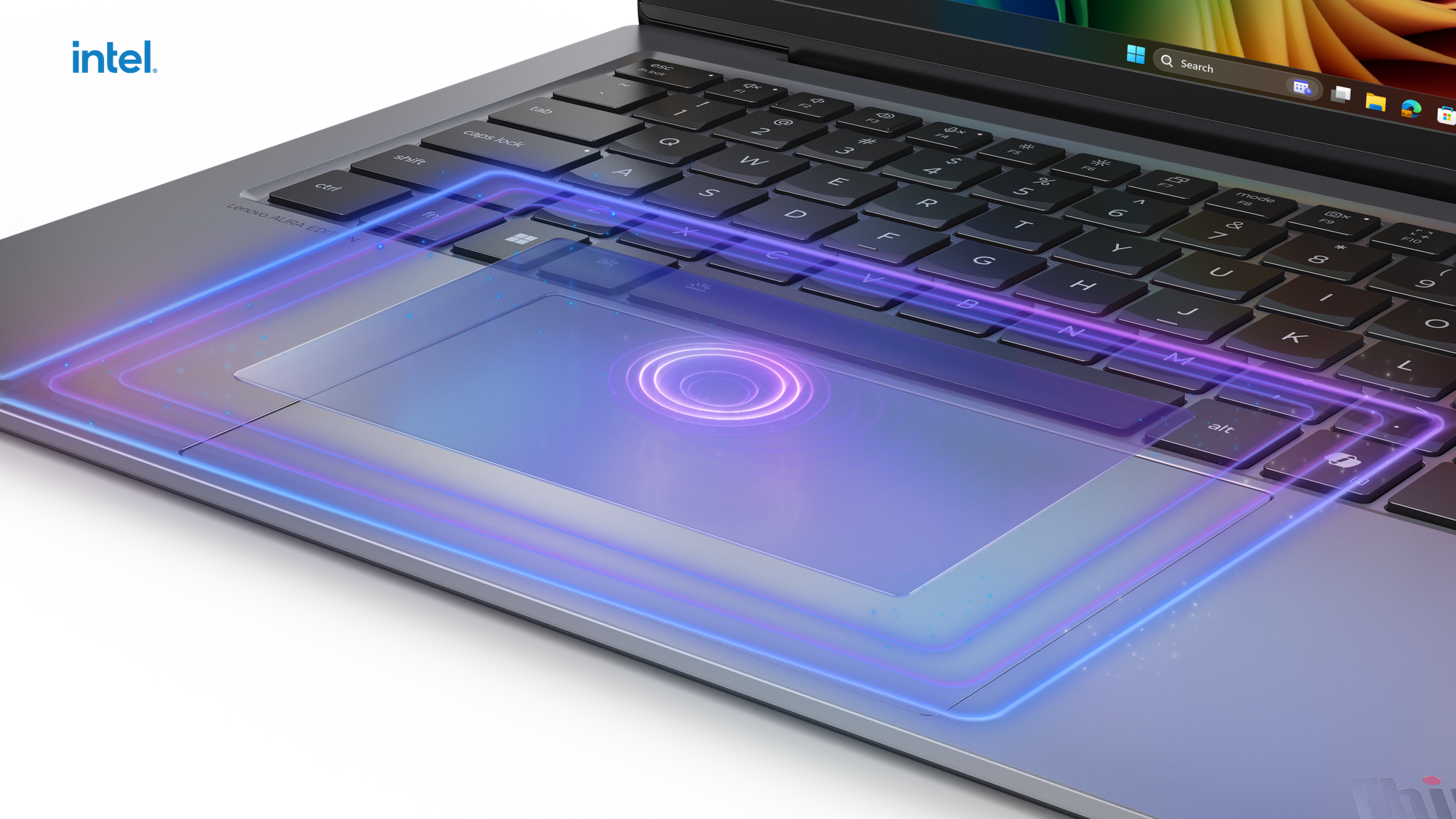 Великий Haptic Touchpad розміром 80x130 мм зі скляним покриттям. Ілюстрація: Lenovo