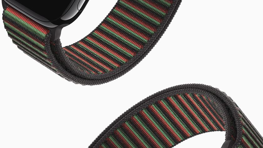 Black Unity strap for Apple Watch