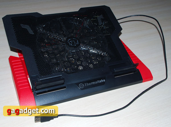 Микрообзор охлаждающей подставки под ноутбук Thermaltake Massive 23 GT