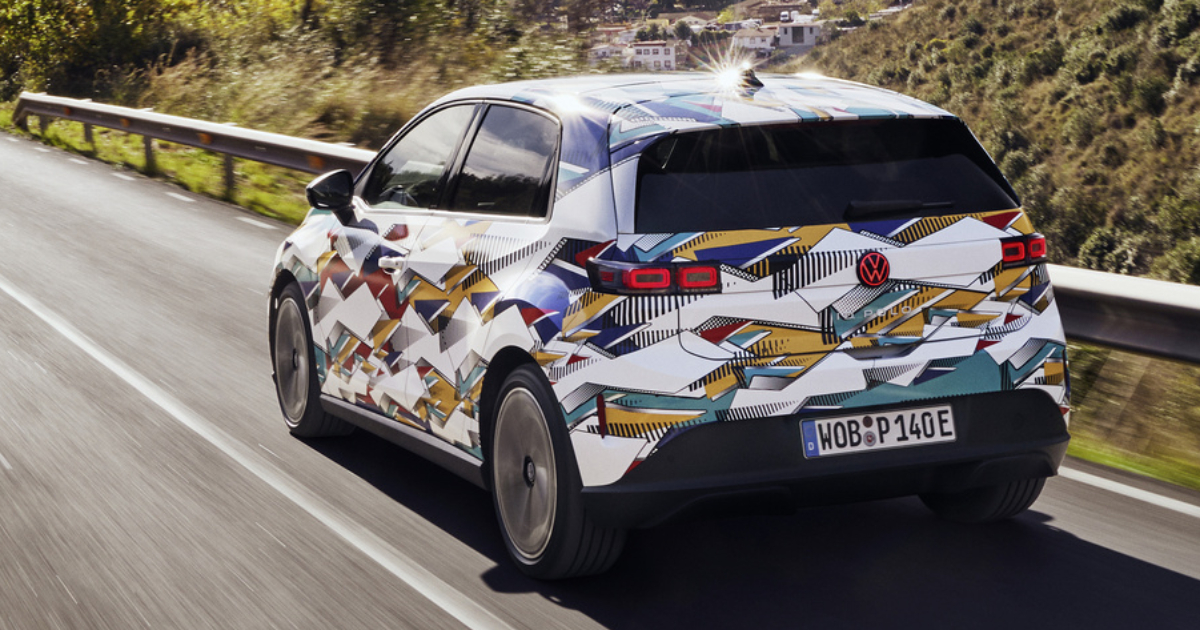 Volkswagen ID. Polo on test route