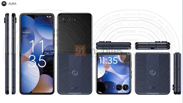 Motorola s'apprête à dévoiler une nouvelle version de son smartphone pliable, le Razr 50 Ultra.-2