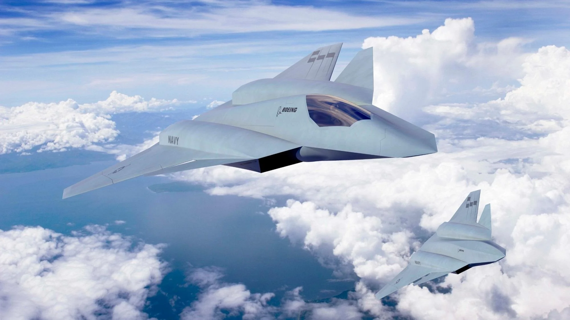 Aircraft rendering within the F/A-XX programme