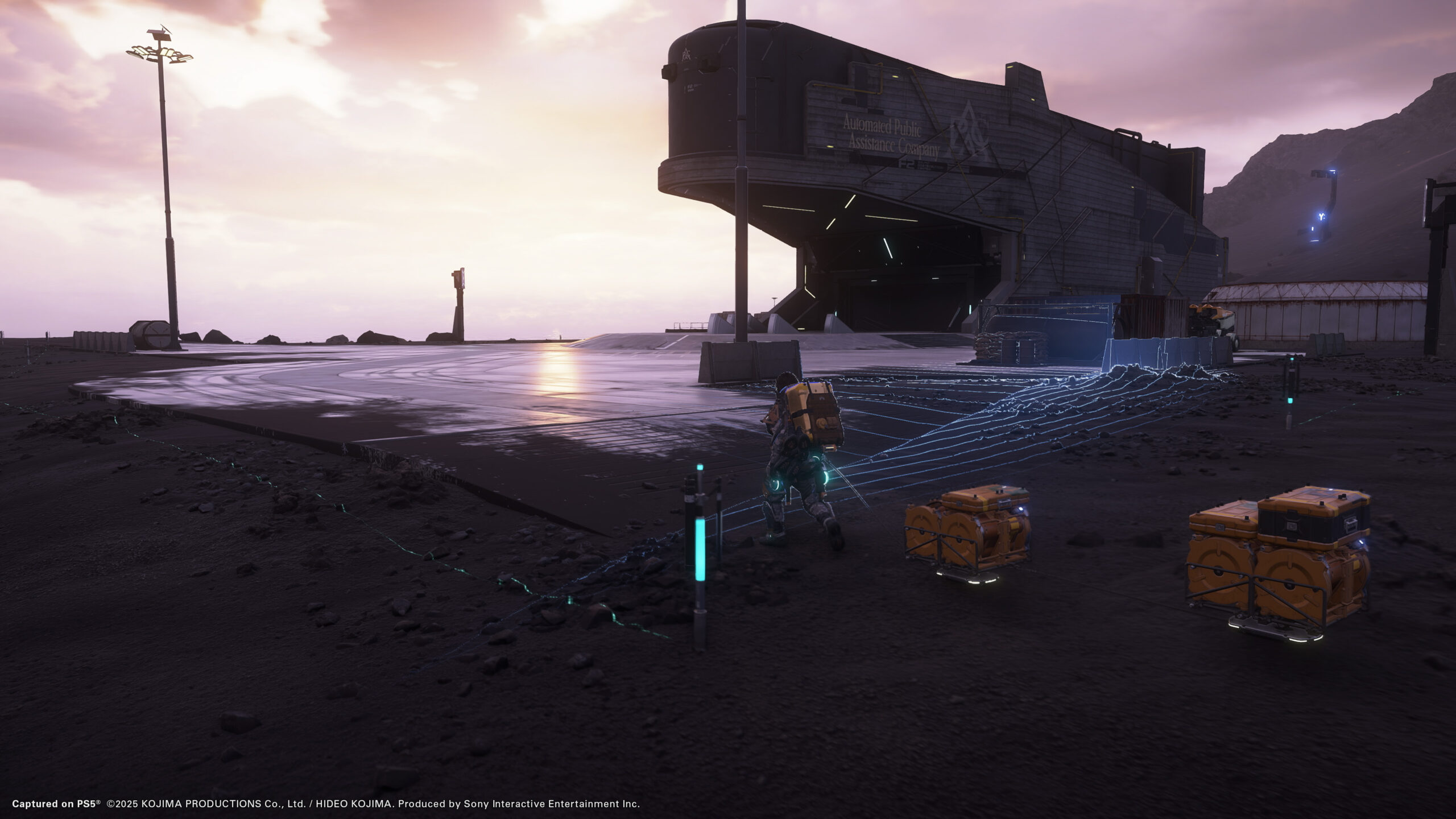 Screenshot with new mysterious characters in Death Stranding 2